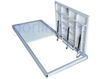 Так выглядит напольный люк АМО 2200пх900 